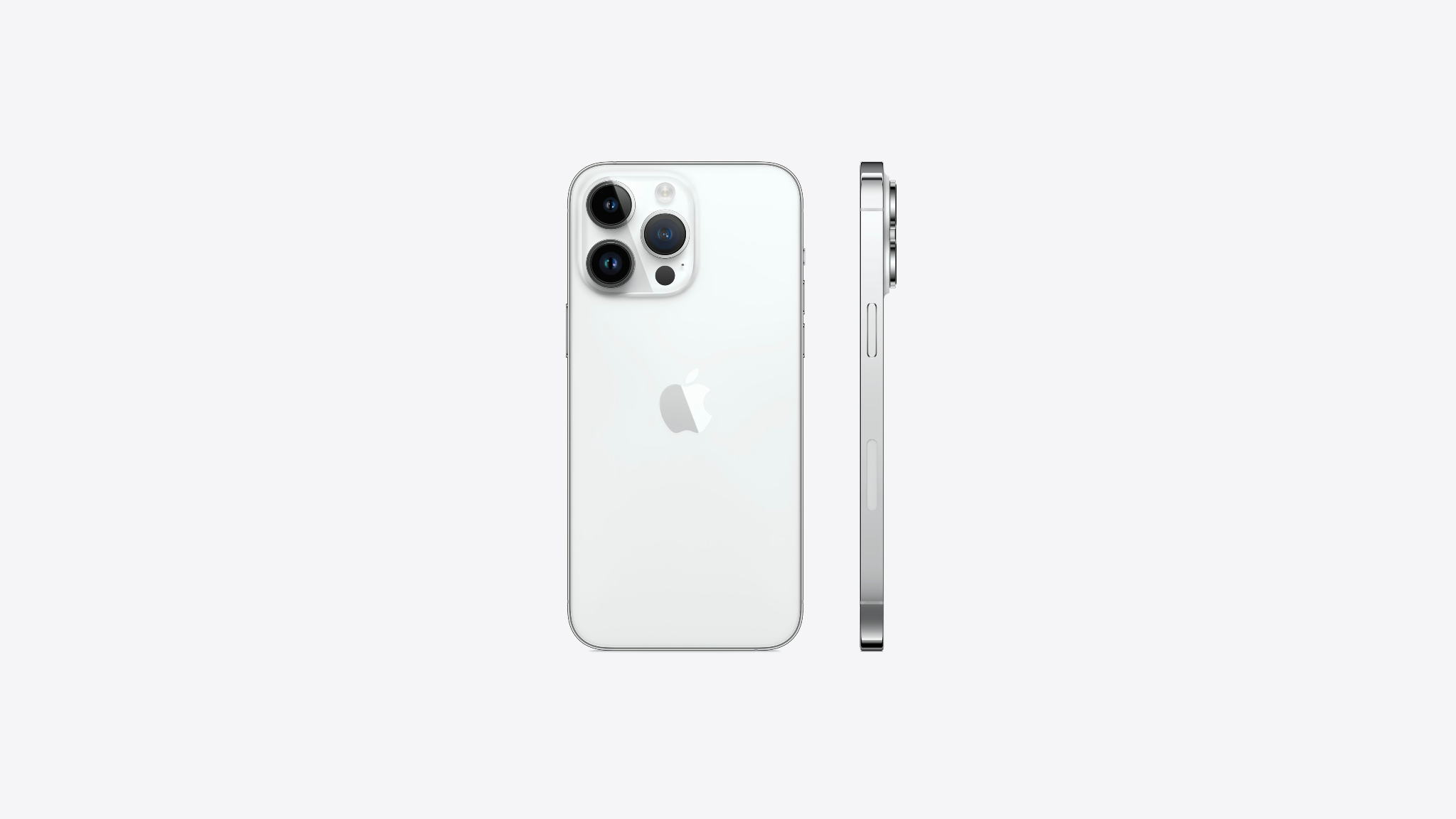 Vẫn sở hữu vẻ đẹp mang hơi hướng lạnh lùng, tông bạc trên iPhone 14 Pro Max Silver không khác biệt so với iPhone 13 Pro Max trước đó